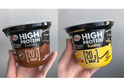 Pudding proteinowy Lidl: czekoladowy i waniliowy, oba niskotłuszczowe, bez laktozy i dodatku cukrów. Czy jest zdrowy?
