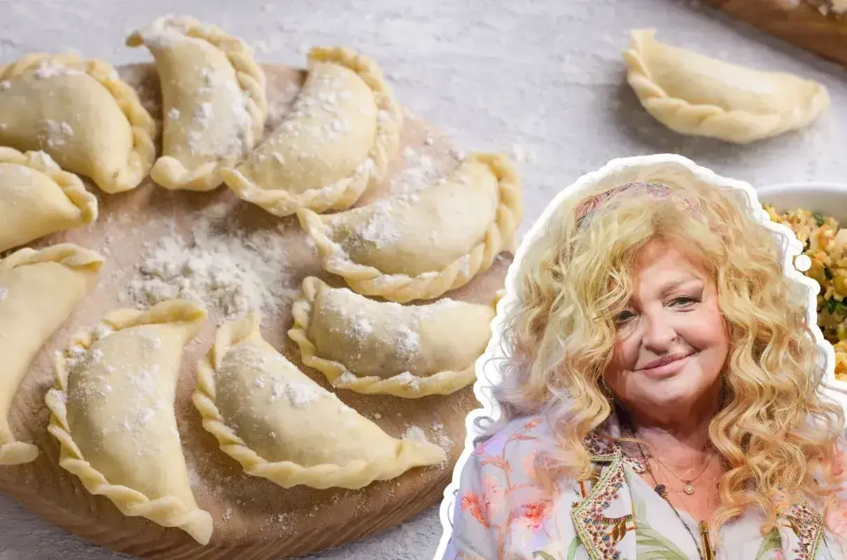 Gotowe do gotowania pierogi z serem, inspirowane przepisem Magdy Gessler.