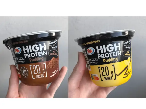 Pudding proteinowy Lidl: czekoladowy i waniliowy, oba niskotłuszczowe, bez laktozy i dodatku cukrów. Czy jest zdrowy?